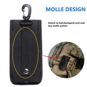 ACEXIER MOLLE Glasses Pouch Outdoor Durable Tactical Pouch Sunglasses Case Army Style Flashlight Pouch with Buckle