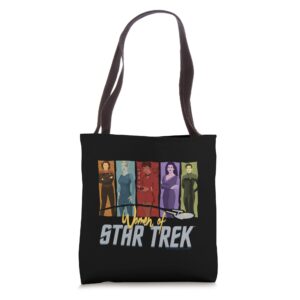 star trek women of star trek panels tote bag