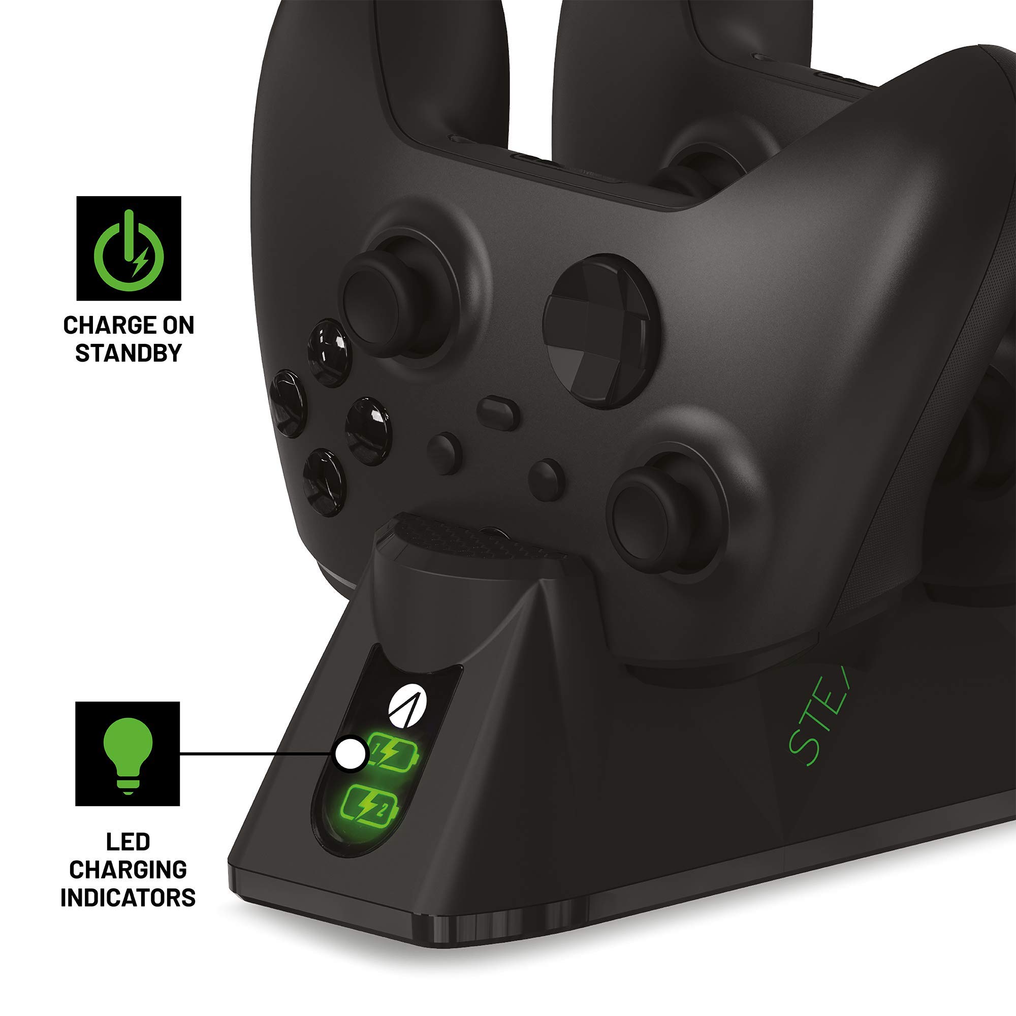 Stealth Sx-C100 X Twin Charging Dock for Xbox Series X/S - Black (Xbox Series X)