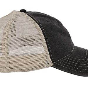 Jeep Garment Washed Trucker Hat - Black