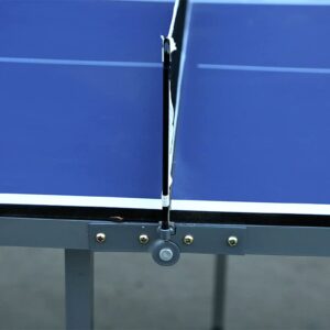 6 ft Table Tennis Table Ping-Pong Tables Set - 100% Preassembled Foldable & Portable Tables with All-Weather Aluminum Composite Frame & Removable Net for Outdoor/Indoor