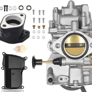 YFM350 Carburetor for Yamaha 1987-1990 & 1992-1995 Moto-4 350 YFM350/1987-2004 Warrior 350 YFM350/1987-1998 Big Bear 350 YFM350/1996-1998 Kodiak 400 YFM400/1995 Wolverine 350 YFM35F +Intake Manifold