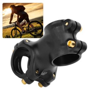 Bike Stem, 31.8 mm ±7° Cycling Short Handlebar Stem Aluminum Alloy Mountain Stem for Most Bike Road Bike, MTB(Black) 50Mm Stem 31.8 Mountain Bike Stem 50Mm Stem