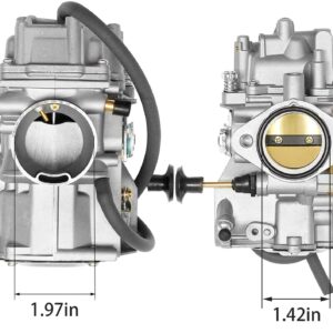 YFM350 Carburetor for Yamaha 1987-1990 & 1992-1995 Moto-4 350 YFM350/1987-2004 Warrior 350 YFM350/1987-1998 Big Bear 350 YFM350/1996-1998 Kodiak 400 YFM400/1995 Wolverine 350 YFM35F +Intake Manifold