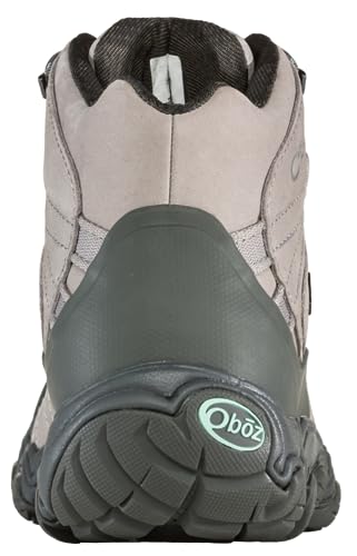 Oboz Women's Bridger Mid B-DRY Hiking Boot, Frost Gray, 6.5