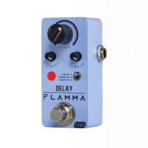 FLAMMA FC03 Delay Pedal Electric Guitar 3 Delay Effects Modes Analog Real Echo Tape Echo True Bypass