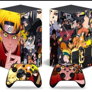 The Console Wrap Xbox Series X Console Skin and Xbox Series X Controller Skins Set, Xbox Series X Skin Wrap Decal Sticker, Anime Decal Kit