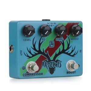 Caline DCP-01 Artemis Compressor Boost Effect Pedal Dual Guitar Pedal