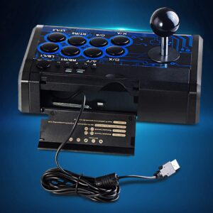 SUNCHI 7 in1 USB Arcade Fight Stick Street Fighting Joystick Gamepad controller for PS3 / PS4 / XBOX ONE / XOBX 360 / PC / Android /Switch