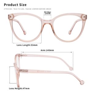 Madison Avenue 2 Pack Blue Light Blocking Glasses Oversized Cat Eye Blue Light Glasses for Women,Spring Hinges Anti Blue Ray Eyesatrain Computer Eyeglasses(Brown/Black)