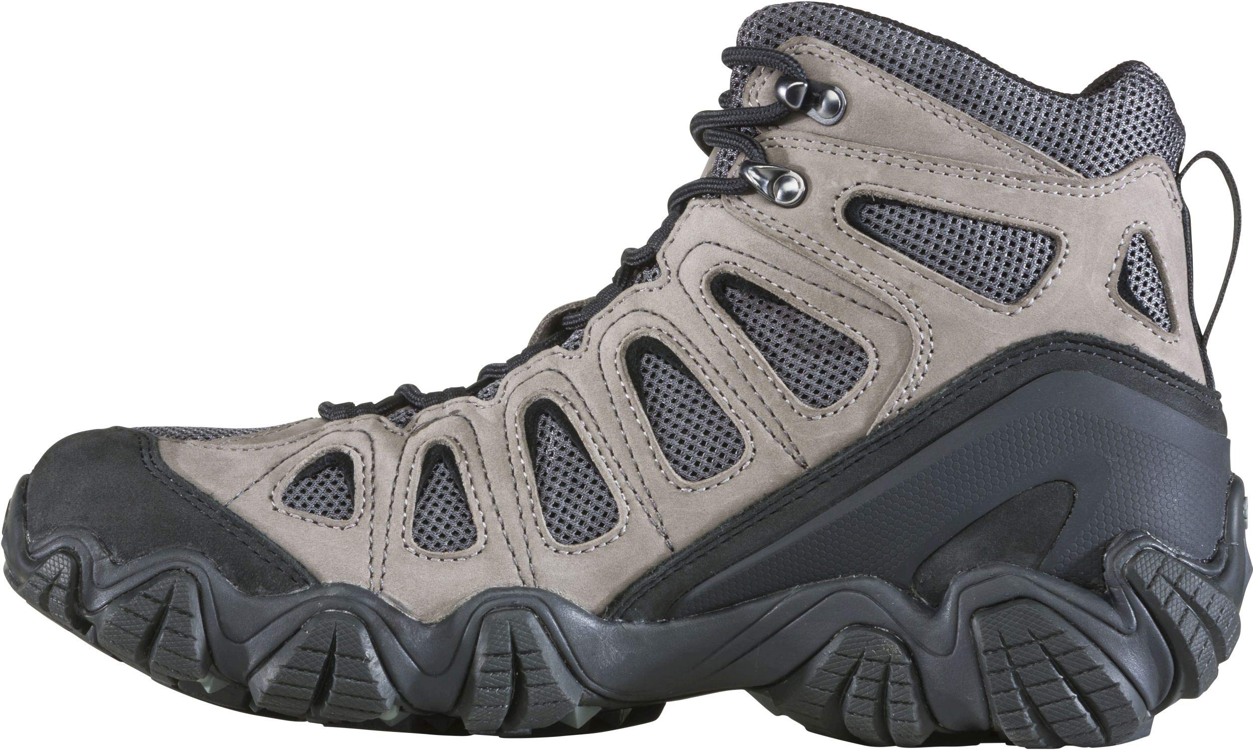 Oboz Men's Sawtooth Ii Mid Hiking Boots Ash 9