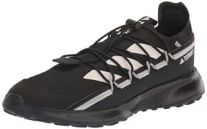 adidas men's terrex voyager 21 travel hiking shoe, black/chalk white/grey, 11.5