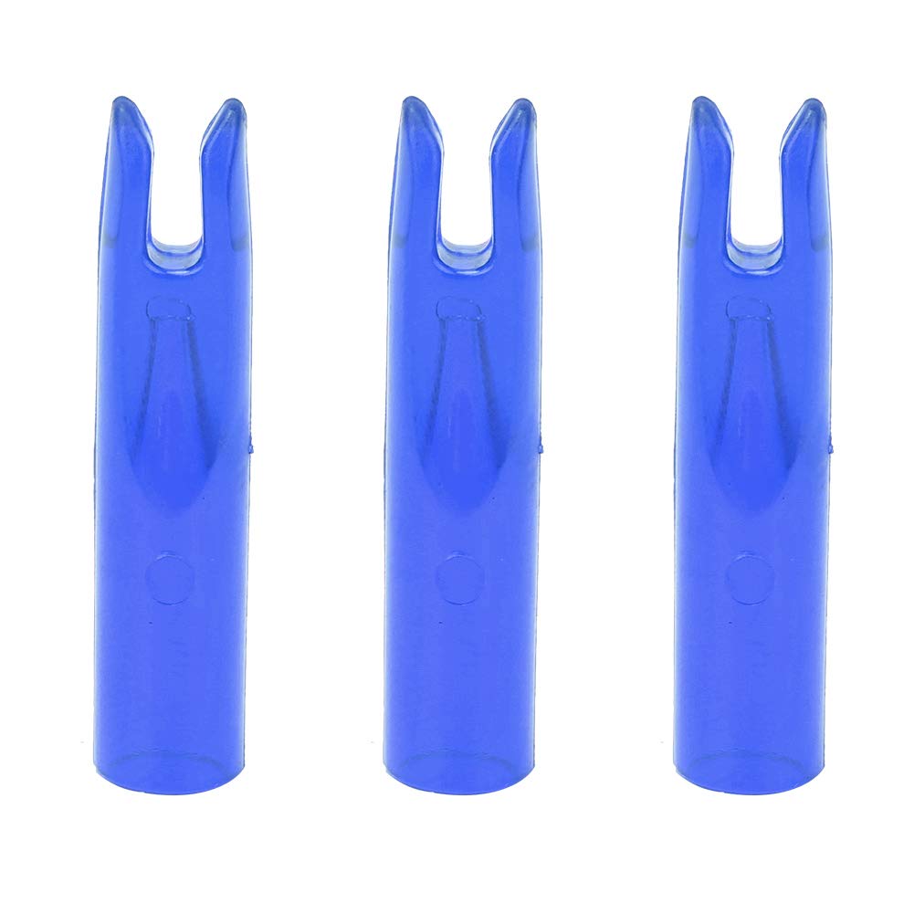 50 Pack Archery Arrow Nock, Arrow Nock Practical Archery Accessor Portable, for DIY Hunting Arrows Recurve Bow Compound Bow 6mm Shaftment(Blue)