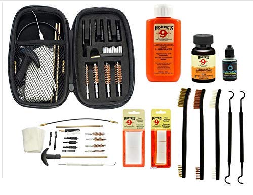 EDOG Range Warrior 27 Pc Gun Cleaning Kit - Compatible with Springfield Armory XD - Schematic (Exploded View) Mat, Range Warrior Universal .22 9mm - .45 Kit & Tac Book Accessories Set