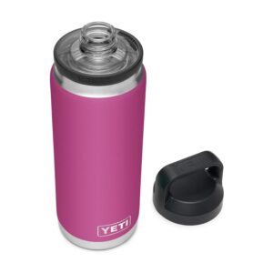 YETI Rambler 26 oz Bottle, Vacuum Insulated, Stainless Steel with Chug Cap, Prickly Pear