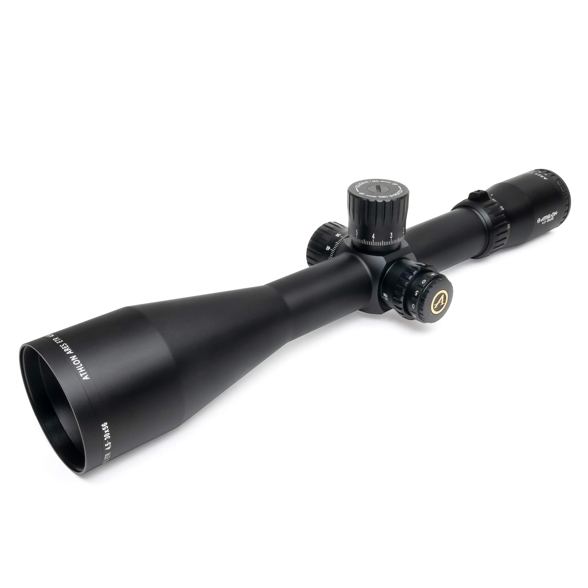 Athlon Optics 212107: Ares Etr 4.5-30X56 Direct Dial, Side Focus, 34Mm, Ffp, Aprs6 Ir -Mil Matte Finish