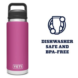 YETI Rambler 26 oz Bottle, Vacuum Insulated, Stainless Steel with Chug Cap, Prickly Pear