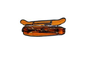 plano bow max stealth vertical bow case, camo, hybrid padded compound case with quiver storage for bows up to 39-inches, archery protection storage