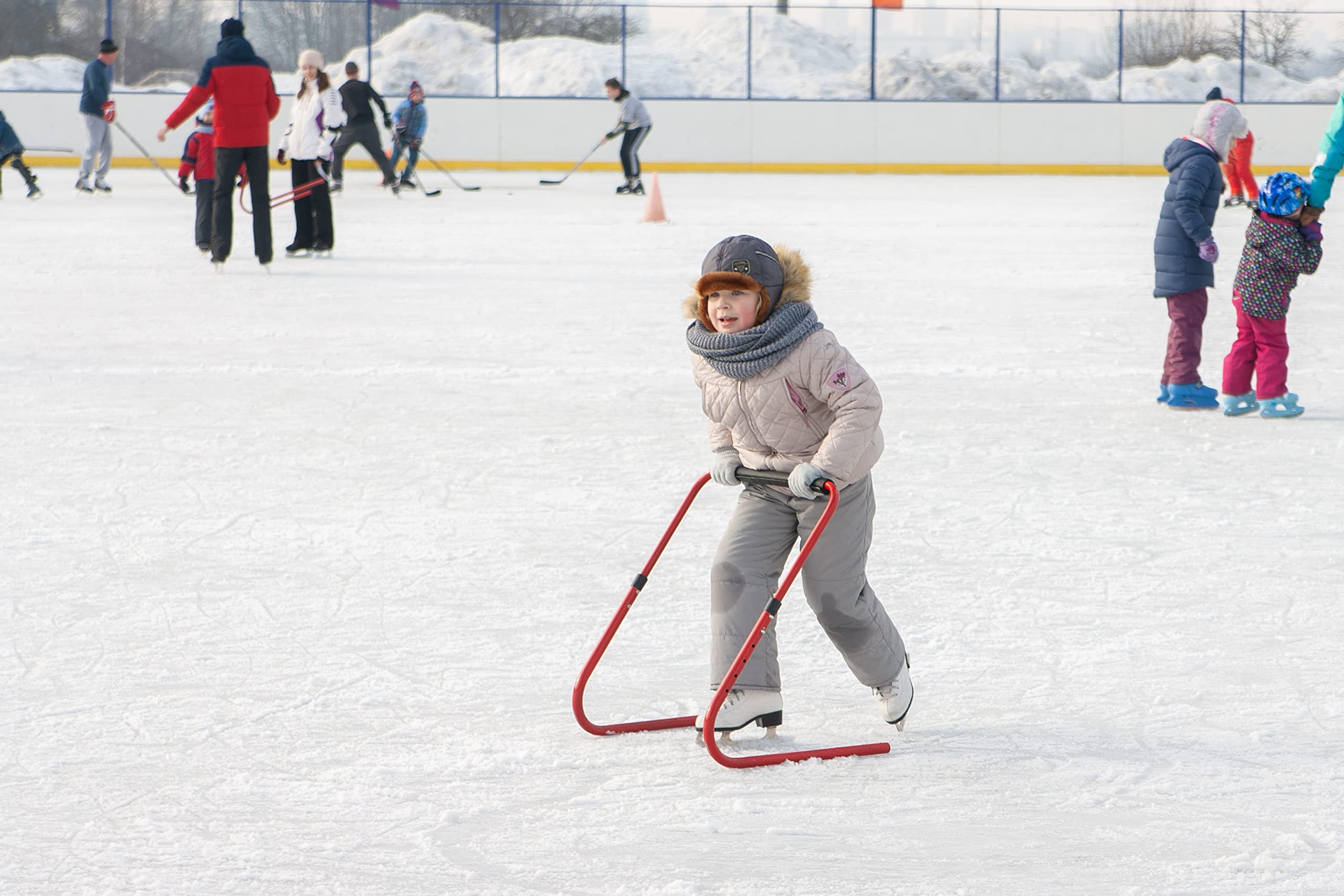 Hockey Plus - Ice Skating Training Aid for Kids - Skate Trainer for Youth - Toddler Ice Skates Equipment to Learn to Skate