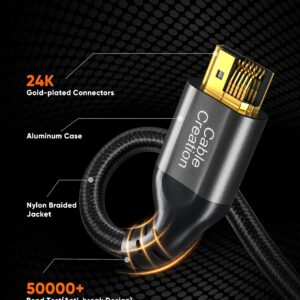 CableCreation 8K HDMI 2.1 Cable, HDMI for PS4 (48Gbps, 8K@60Hz) - 3.3 Feet, Xbox Series X HDMI Cable, eARC HDR HDCP 2.2 2.3