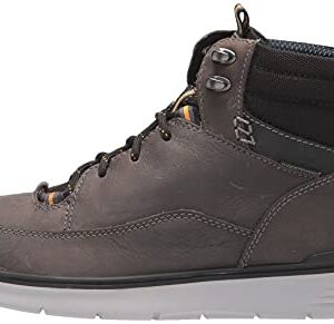 Clarks Men's Braxin Hiker Waterproof Ankle Boot, Grey Leather, 11