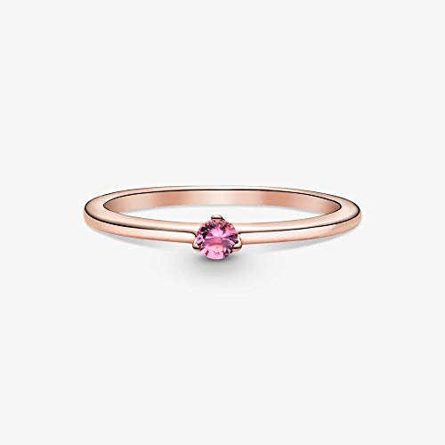 PANDORA Pink Solitaire Ring