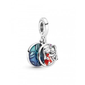 Pandora Disney characters sterling silver charms, 11mm, Sterling Silver, No Gemstone