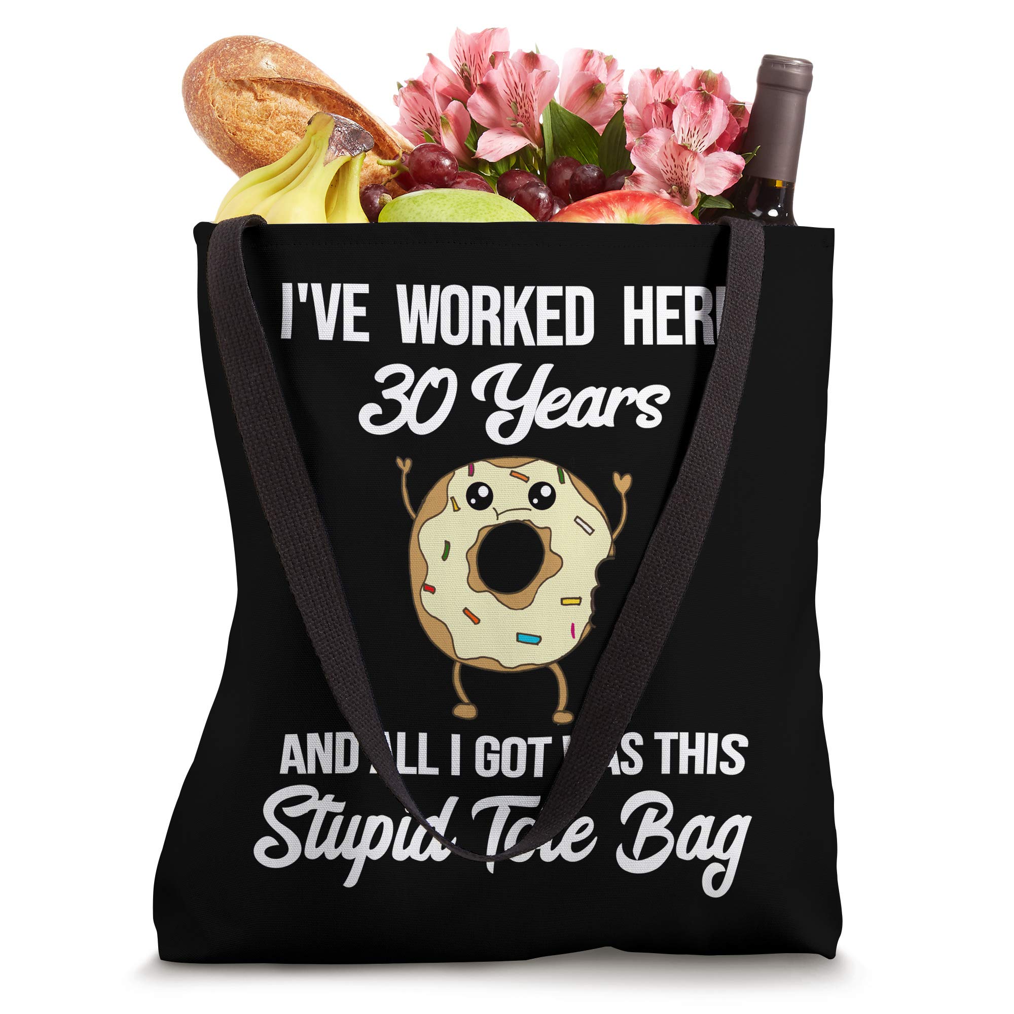 Funny 30th Work Anniversary 30 Year Employee Appreciation Tote Bag