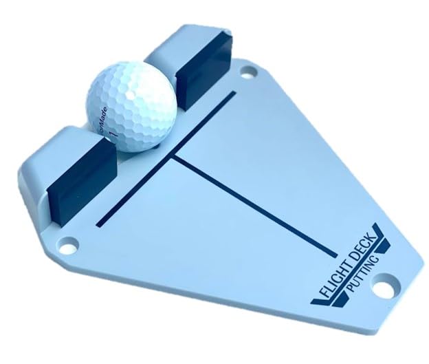 FLIGHT DECK Tour - Outdoor Use - Golf Putting Training Aid - Develop Solid & Square Impact - Original Tour Model - Trains Alignment & Perfect Impact Position - USA-made - Designed by PGA Coach