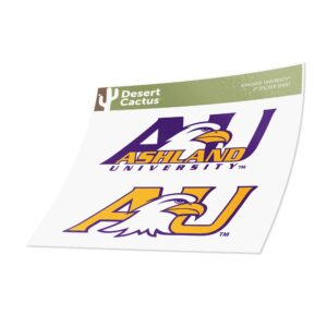 Desert Cactus Ashland University Stickers Eagles Vinyl Decal Laptop Water Bottle Car Scrapbook (4 Inch Set V1)