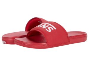 vans la costa slide-on (vans) red men's 13, women's 14.5 medium