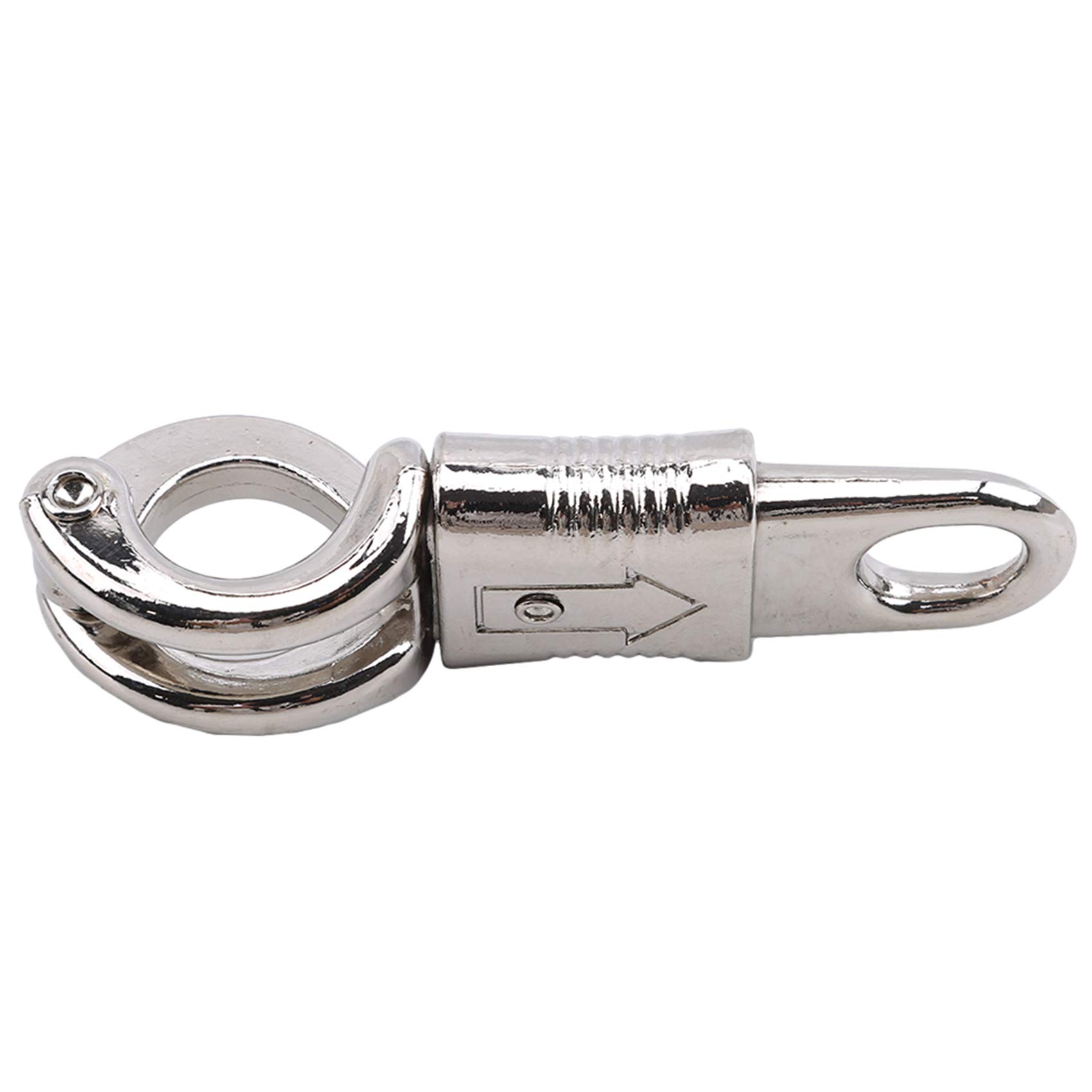 MOONRING Horse Panic Clip Buckle Quick Release Panic Hook Snap Outdoor Sports Accessories, Silver