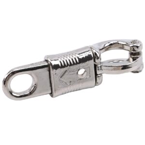 MOONRING Horse Panic Clip Buckle Quick Release Panic Hook Snap Outdoor Sports Accessories, Silver