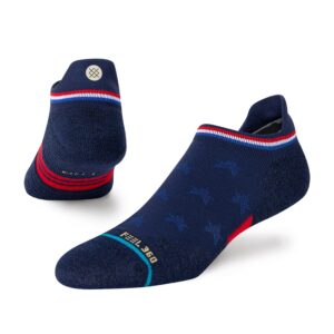 stance independence tab socks (medium, navy)