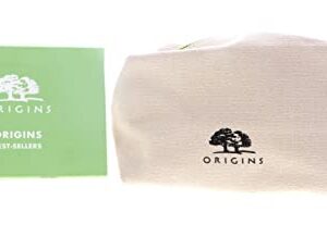 Origins Best Sellers Set for Women - 5 Pc 1oz Checks Face Wash, 3.8oz Lotion, 0.5oz Clear Charcoal Face Mask,1.62oz Serum, 1.69oz Moisturizer