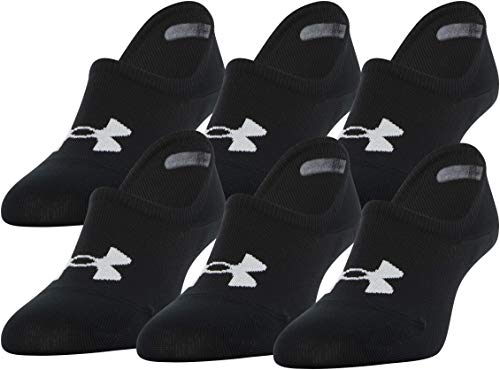 Under Armour Women's Breathe Lite Ultra Low Socks, Multipairs, Black (6-Pairs), Medium