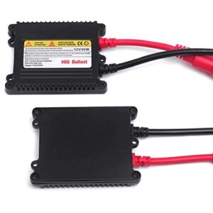 Troniz Xenon HID Ballast 35W DC 12V Universal Replacement for H1 H3 H4 H7 H11 H13 9005 9006 9007 5202 880, Pack of 2