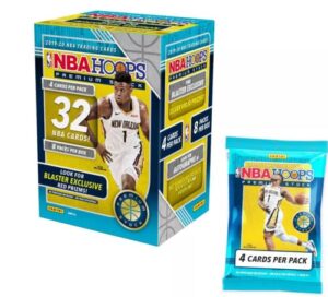 2019/20 panini hoops premium stock nba basketball blaster box (32 cards/bx)