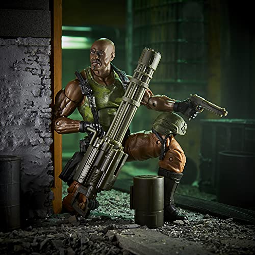 G.I. Joe Classified Series Heavy Artilery Roadblock Action Figure 28 Collectible Premium Toy 6-Inch-Scale with Custom Package Art (Amazon Exclusive)