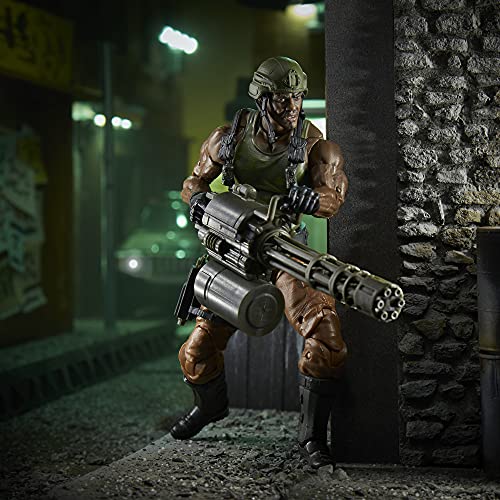 G.I. Joe Classified Series Heavy Artilery Roadblock Action Figure 28 Collectible Premium Toy 6-Inch-Scale with Custom Package Art (Amazon Exclusive)