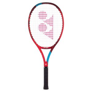 yonex vcore 26 inch 6th gen junior tennis racquet, tango red