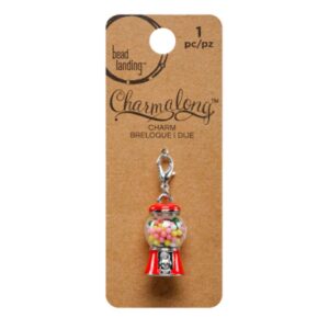 beads charmalong bubblegum machine charm by bead landing