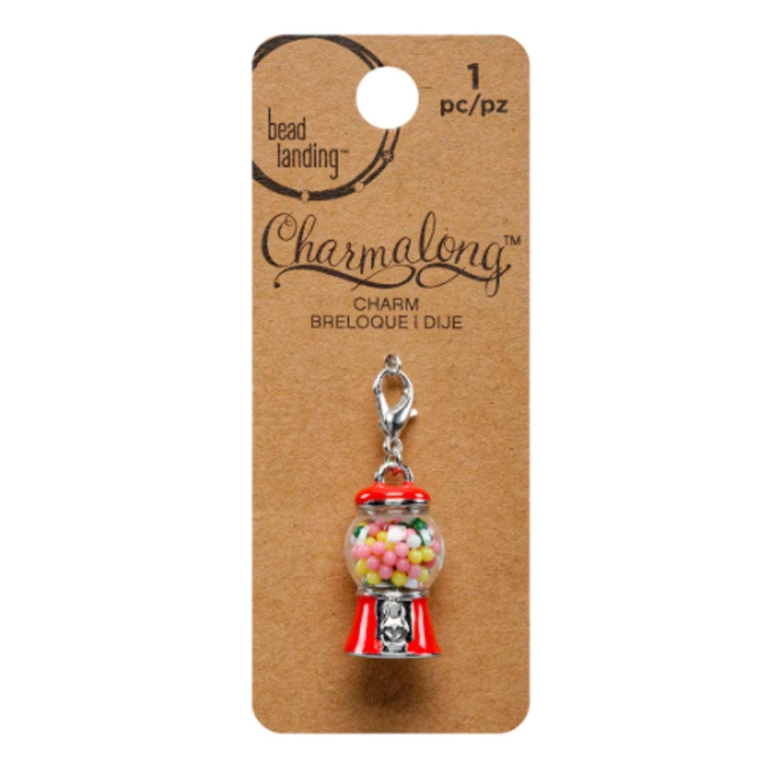 Beads Charmalong Bubblegum Machine Charm by Bead Landing