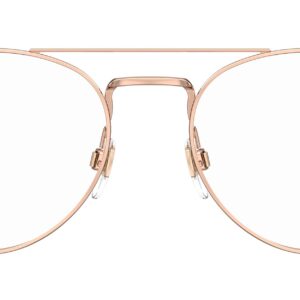 Levi's LV 1006 Oval Prescription Eyeglass Frames, Gold Copper/Demo Lens, 52mm, 19mm