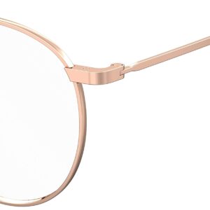 Levi's LV 1006 Oval Prescription Eyeglass Frames, Gold Copper/Demo Lens, 52mm, 19mm