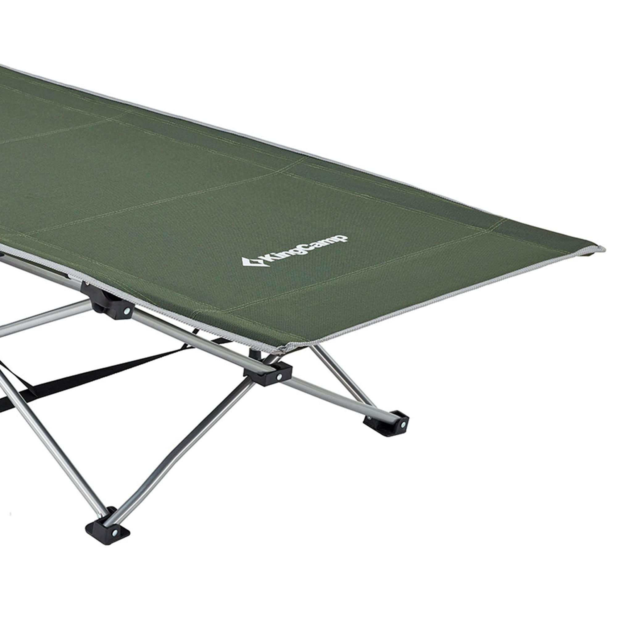 KingCamp Camping Cot Heavy Duty Camping Cots for Adults Oversized Portable Folding Sleeping Cot for Travel Outdoors Vacation Home Office Nap Camping Bed Cots