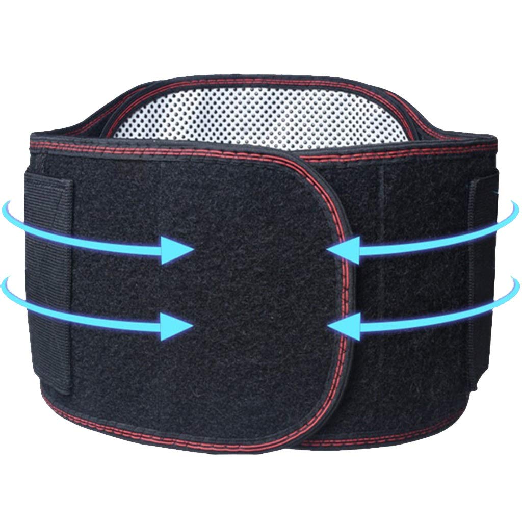 LSRRYD Double Pull Self-Heating Lumbar Support Belt for Pain Relief and Injury Prevention Scoliosis Or Herniated Disc (Size : X-Large)