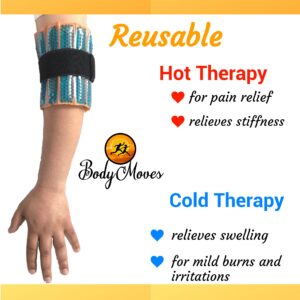 BodyMoves Reusable and adjustable Gel Pack hot and Cold Therapy for trigger mallet broken injuries pain knuckle joint fracture cryotherapy strain sprain fasciitis