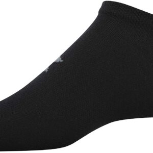 Under Armour Adult Essential Lite No Show Socks, 6-Pairs, Black, Large