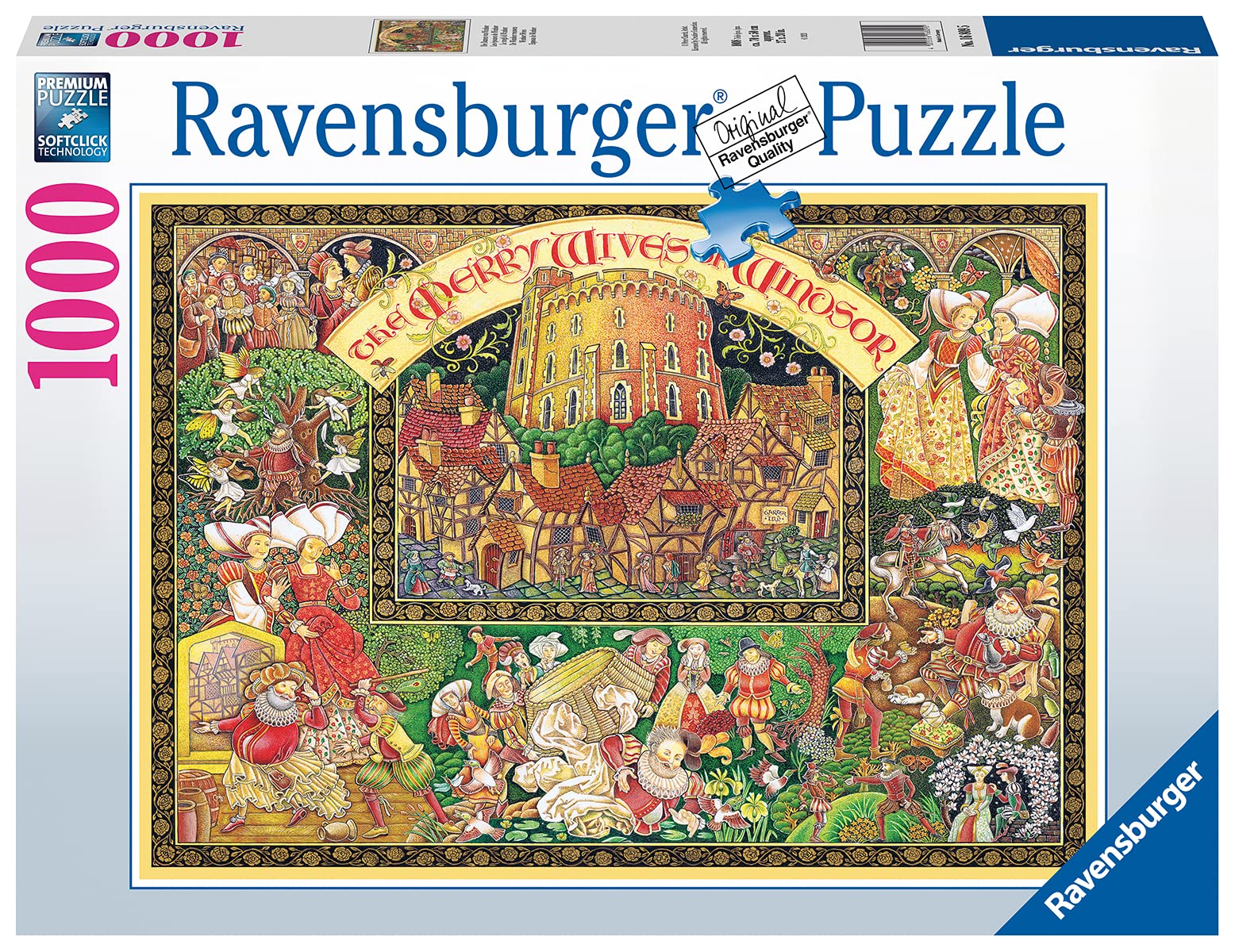 Ravensburger Windsor Wives 1000 Piece Jigsaw Puzzle for Adults - 16809 - Every Piece is Unique, Softclick Technology Means Pieces Fit Together Perfectly